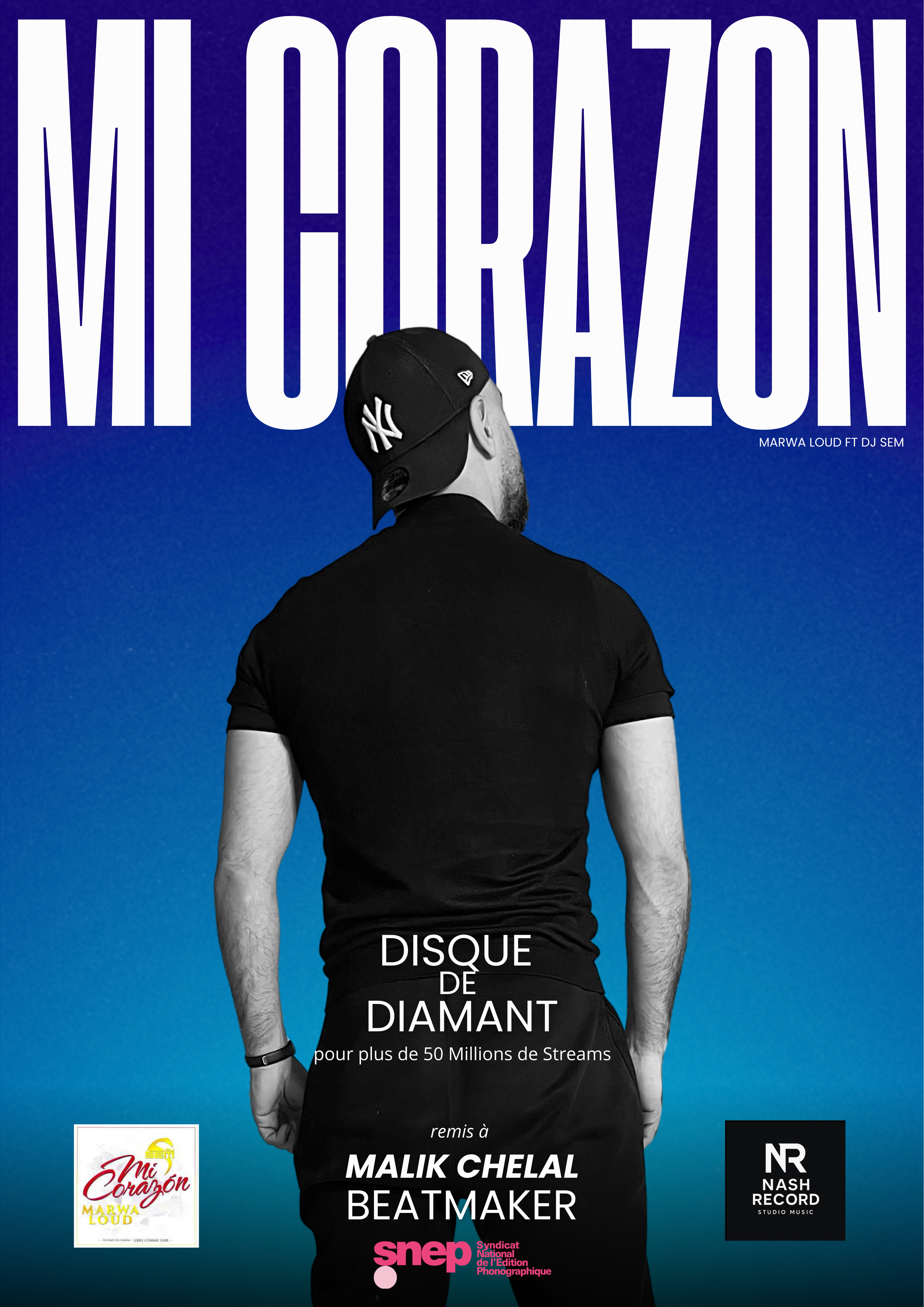 Certification Diamant SNEP — Mi Corazón DJ Sem feat Marwa Loud