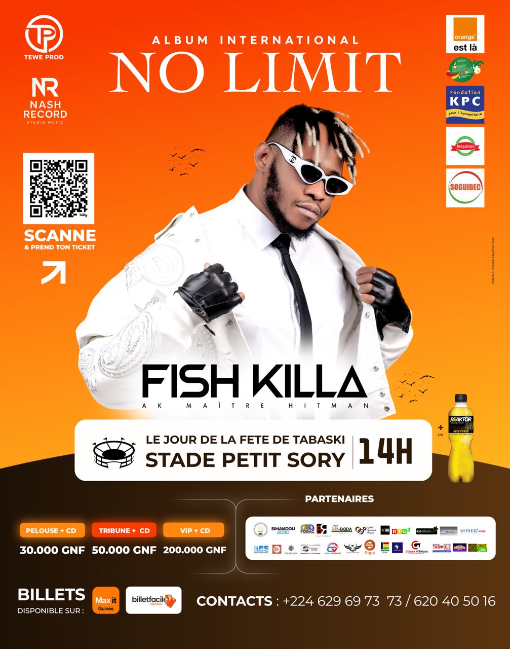 Fish Killa concert No Limit, Stade Petit Sory, Tabaski