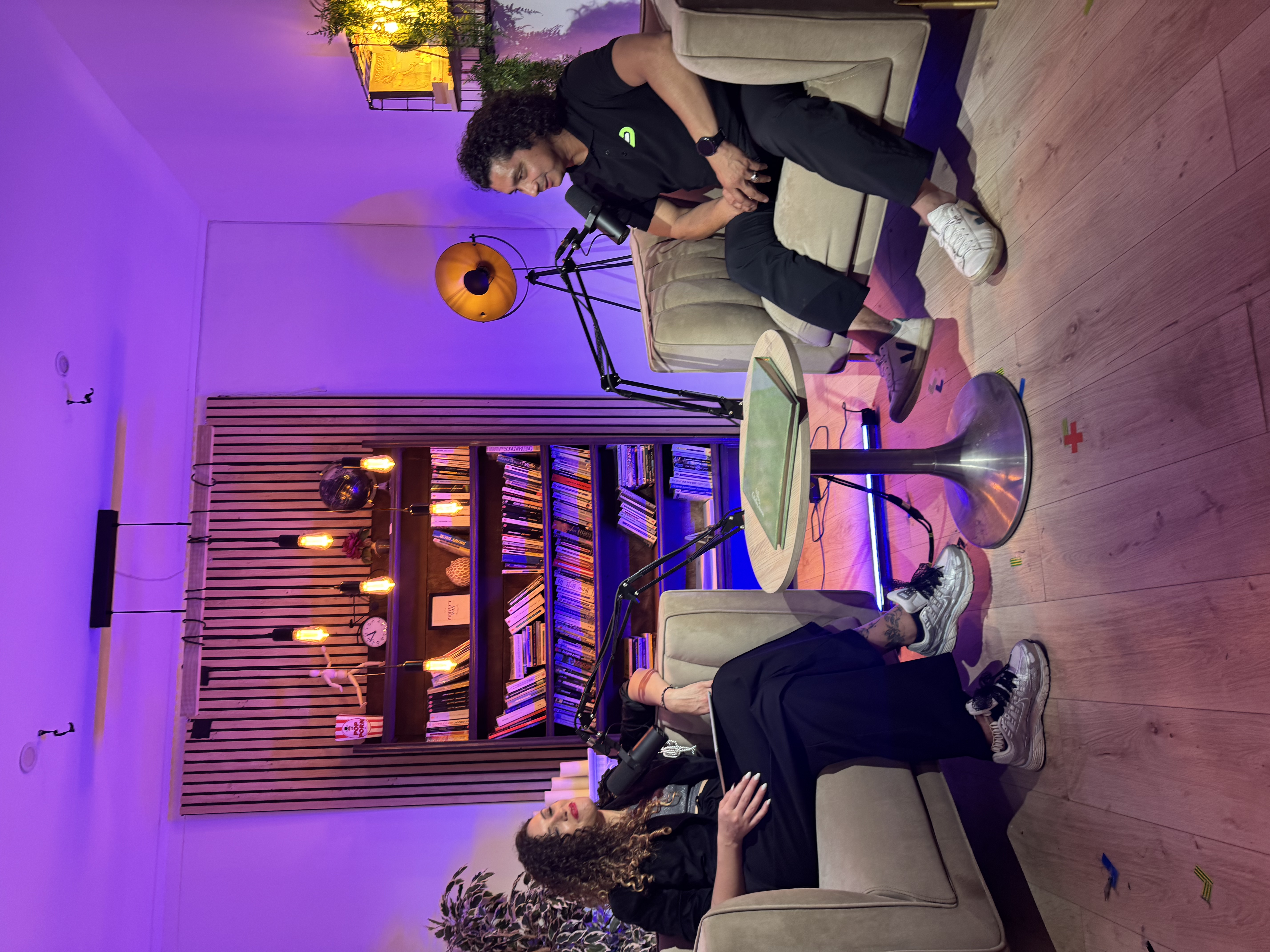 Session en cours — plateau podcast Nash Record Saint-Cloud