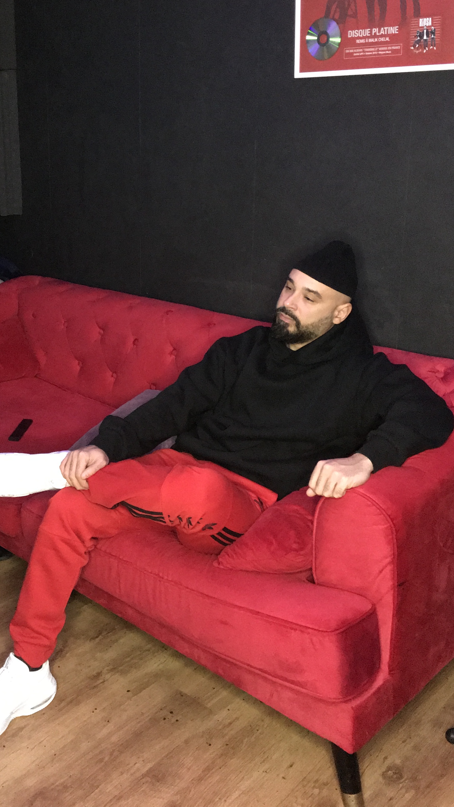 DJ Sultan Nash — Malik Chelal, détente studio